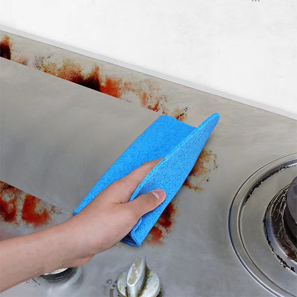 Kitchen cleaning deerskin suede rag
