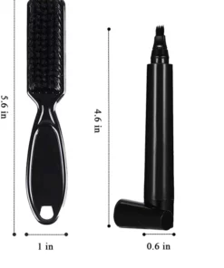 Beard Pencil Filler ปากกากันน้ำสี่แฉกและชุดแปรง