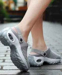 Zapatos ortopédicos con cojín de aire para caminar diabéticos