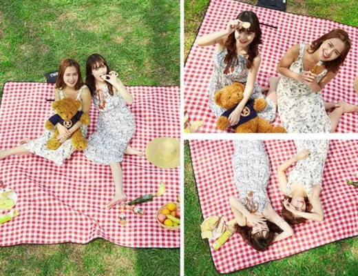 Kanpoko piknik-manta iragazgaitza tolesgarria