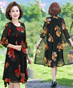 Womens Floral Print Dress