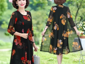 Womens Floral Print Dress