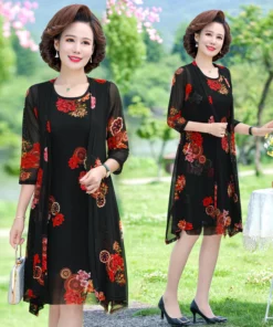 Womens Floral Print Dress