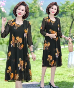 Womens Floral Print Dress