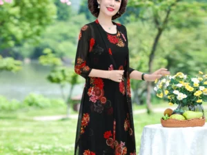 Womens Floral Print Dress