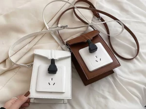 Creative Socket Plug Shoulder Women Bags