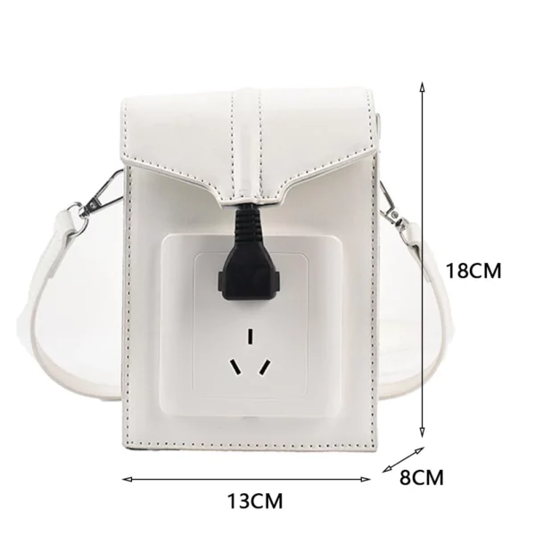 Creative Socket Plug Bolsas de hombro para mulleres