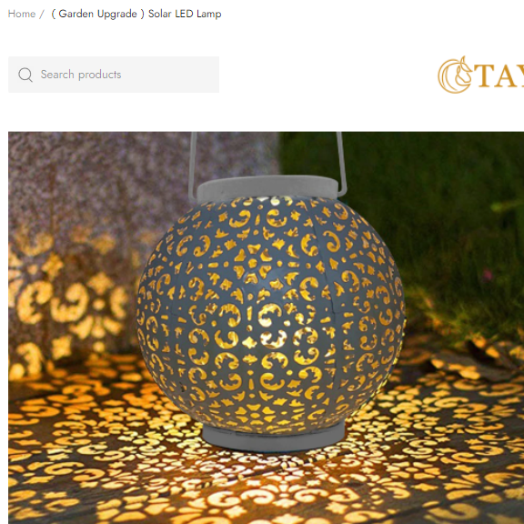 （Garden Upgrade）Solar LED Lamp