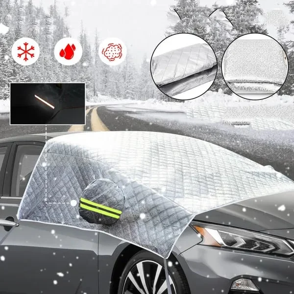 ❄️ЗИМСКА РАСПРОДАЖБА- Снежна покривка за шофершајбна на автомобил