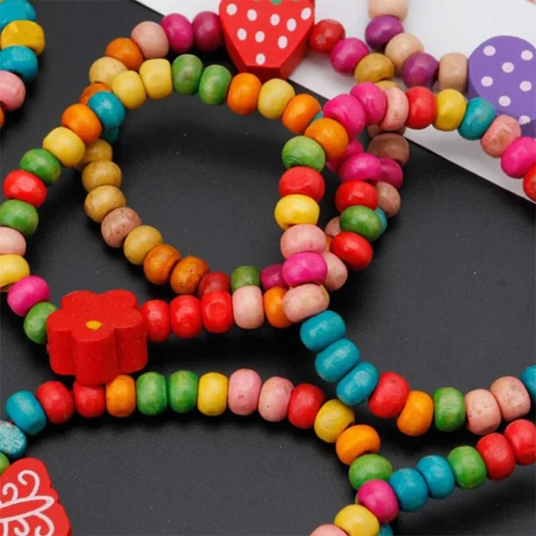 (🌲Early Christmas Sale- SAVE 48% OFF)12Pcs/Set Colorful Wooden Bracelets🎉Buy 3 Get Free Shipping