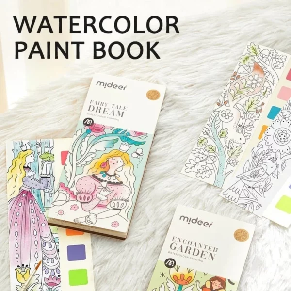 (🎅EARLY CHRISTMAS SALE-49% OFF) Pocket Watercolor Painting Book ⚡ BUY 4 မှ EXTRA 20% OFF