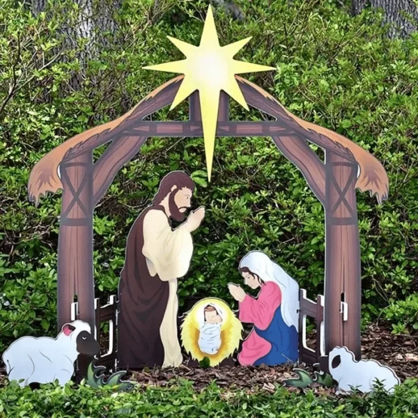 تخفيضات عيد الميلاد الآن مجموعة مشهد ميلاد ميلاد المسيح