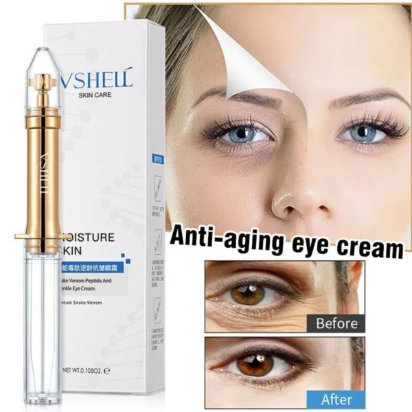 💝KUAI 1 1 KUAI XNUMX 💝Metacell Renewal Snake Venom Peptide Anti-Wrinkle Eye Cream