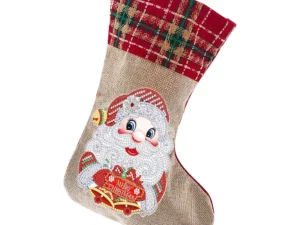 5D Diamond Painting Xmas Rhinestone Sock Embroidery Mosaic Gift Bag