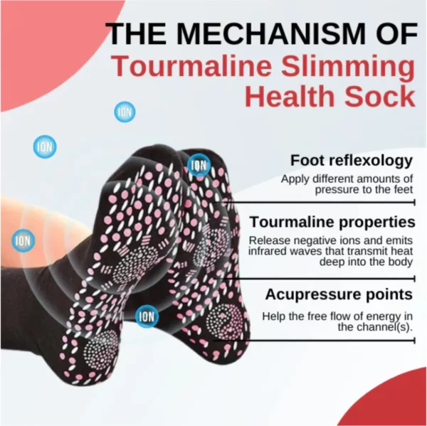 AFIZ ™ Tourmaline Lymphvity Slimming Health Sock