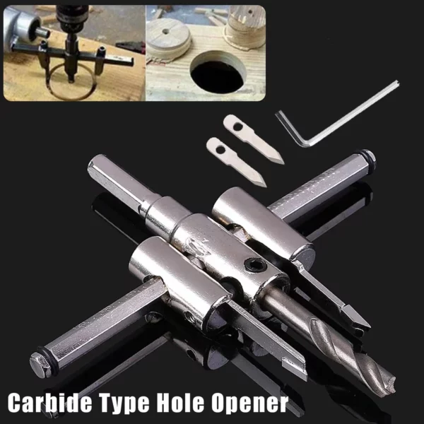 I-Adjustable Hole Saw Circle Cutter Drill Bit Tool