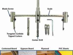 Adjustable Hole Saw Circle Cutter Drill Bit Tool