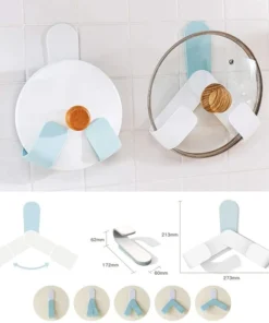 Adjustable Wall Mounted Pot Lid Holder