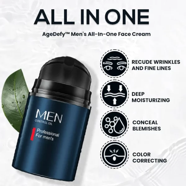 AgeDefy™ Txiv neej All-In-One Face Cream