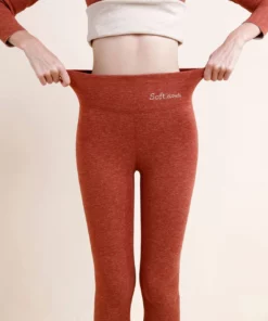 Casual Warm Winter Solid Pants