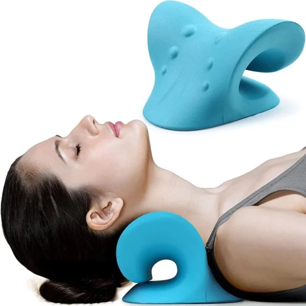 Cervical Neck Traction Pillow - For Neck Pain Relief