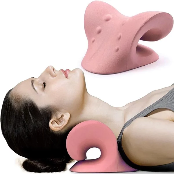 Cervical Neck Traction Pillow - For Neck Pain Relief