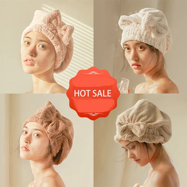 Coral Velvet mara mma ụta bath Cap