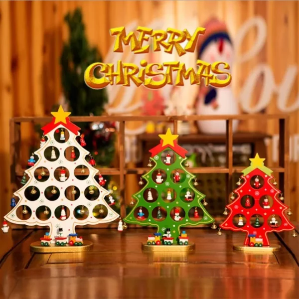 Cây thông Noel bằng gỗ tự làm