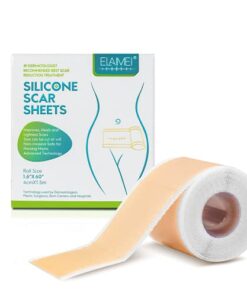 ELAIMEI™ Medical Soft Silicone Gel Tape for Scar Removal (1.6” x 60”）