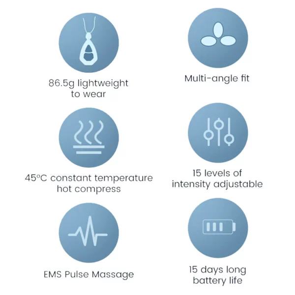 EMS Portabel Limfatik Relief beuheung Massager