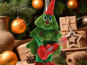 Electric Christmas Tree Singing and Dancing Christmas Tree Electronic Plush Toys