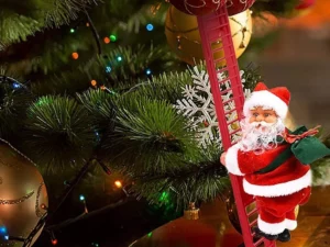 Electric Climbing Ladder Santa