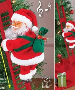 Electric Climbing Ladder Santa