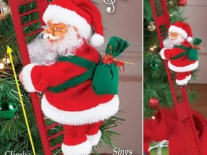 Electric Climbing Ladder Santa