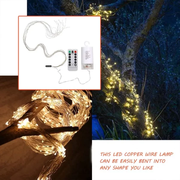 Awọn imọlẹ ìdìpọ Firefly(3M/120 INCHES)