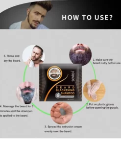 Guys Natural Darkening Beard Shampoo