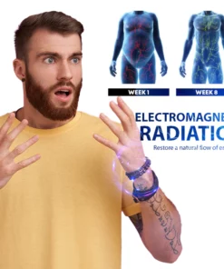 LavaRock TitaniumDetox MenSlim WristBand