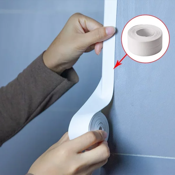 Magic Anti-Mould Peel & Stick Selfadhe Sive Caulk Tape Strip