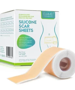 Medical Soft Silicone Gel Tape for Scar Removal (1.6” x 60”）