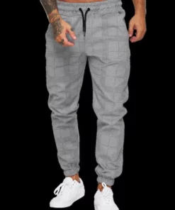 Men’s Plaid Casual Pants