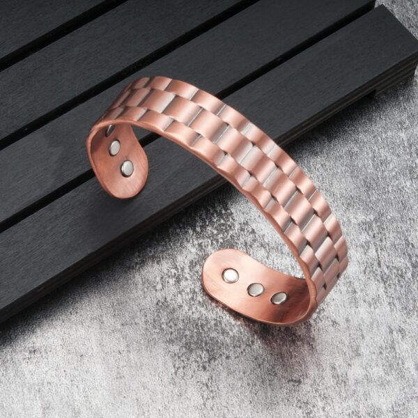 Txiv neej Pure Copper Magnetic Bracelet