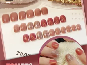 Mysterious Cat Eye Nail Patch with Jelly Gum(24PCS)