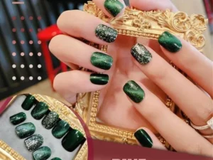 Mysterious Cat Eye Nail Patch with Jelly Gum(24PCS)