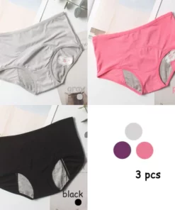 3 pcs Panties Proof Leak