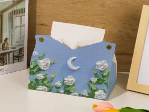 Oil Painting Tissue Box