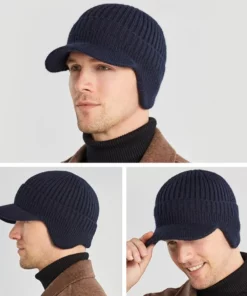 Outdoor Riding Elastic Warm Ear Protection Knitted Hat