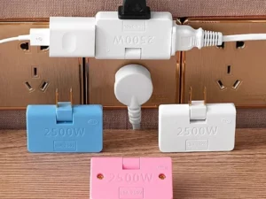 Rotatable Socket Converter One In Three 180 Degree Extension Plug