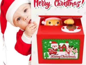 Santa Saving Money Box