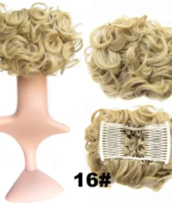 Save Your Messy Hair-Curly Hairpin Bun