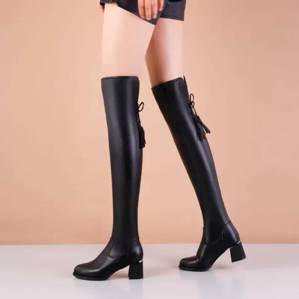 Sweet and Comfortable Elastic Boots